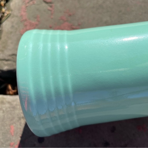 Set of Four fiesta Ceramic Tumblers in Green and Yellow - Picture 3 of 5